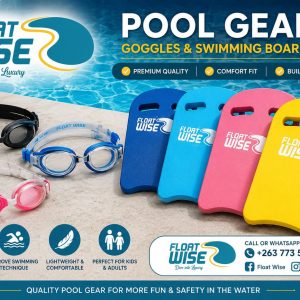 Pool Gear – Goggles and Swimming Boards